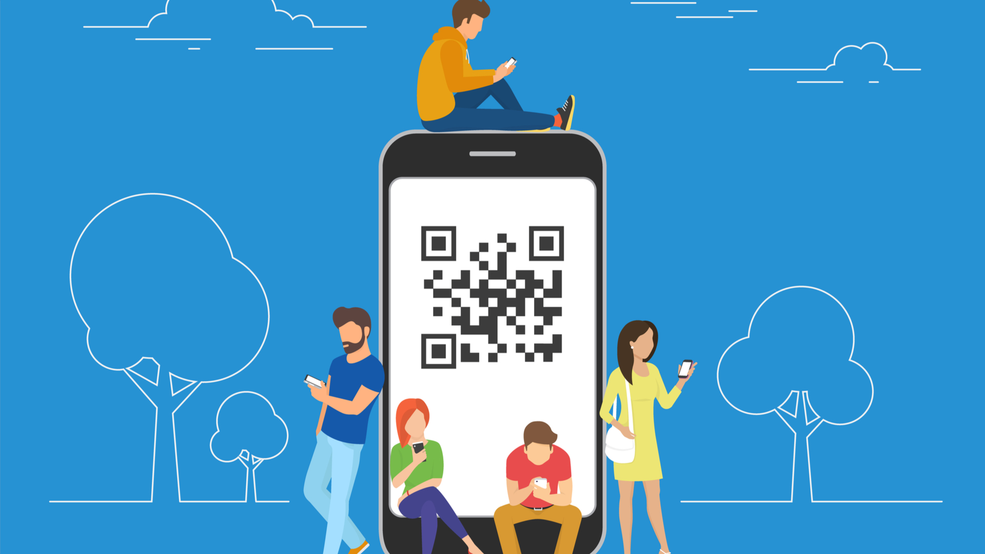 vCard with QR Code